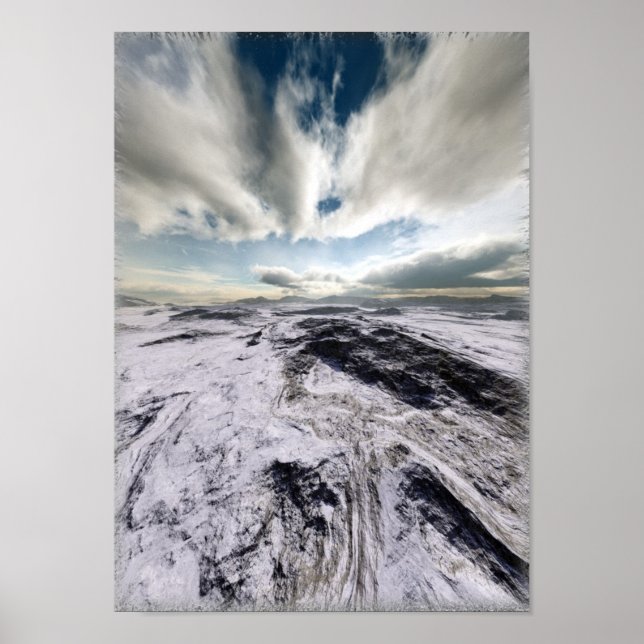 Póster Cielo serio (Frente)