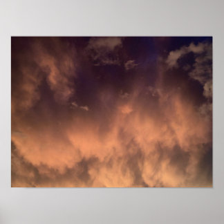 Póster Cielo tormentoso