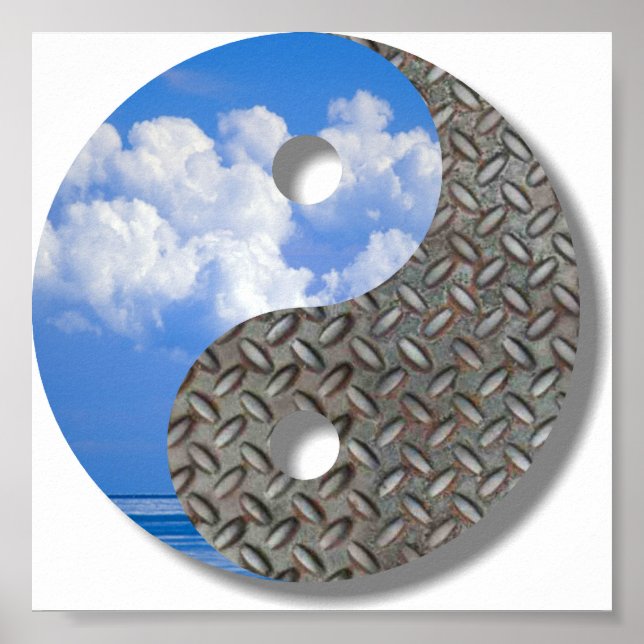 Póster cielo y metalizado (Frente)