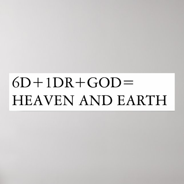 PÓSTER CIELO Y TIERRA (Frente)