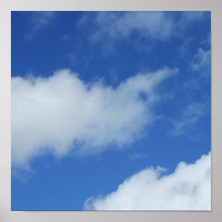 Póster Cielos azules