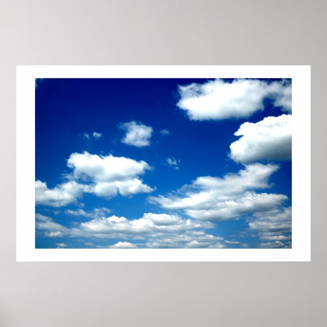 Póster Cielos azules (Frente)