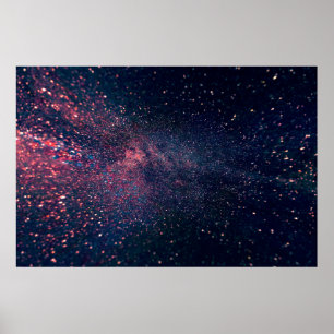 Póster Cielos azules llenos de estrellas