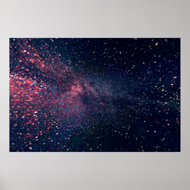 Póster Cielos azules llenos de estrellas (Frente)