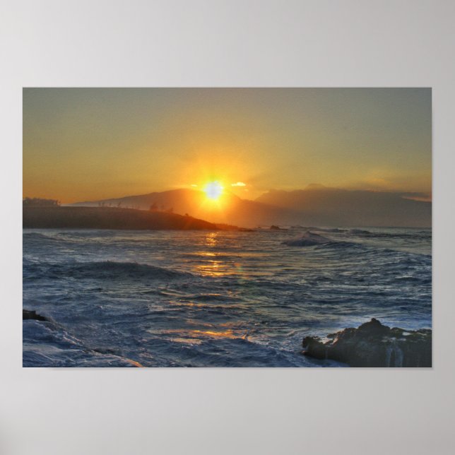 Póster Cielos dorados (Frente)