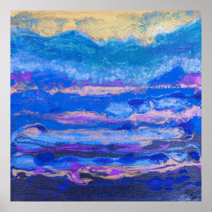 Póster Cielos dorados