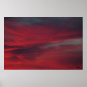 Póster Cielos encorvados de sangre