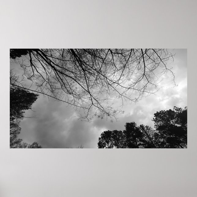 Póster Cielos nublados, (Frente)