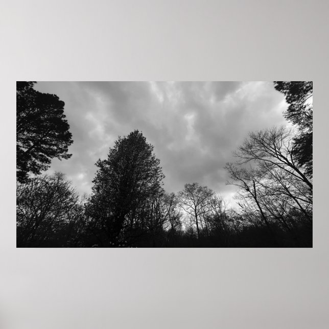 Póster Cielos nublados, (Frente)