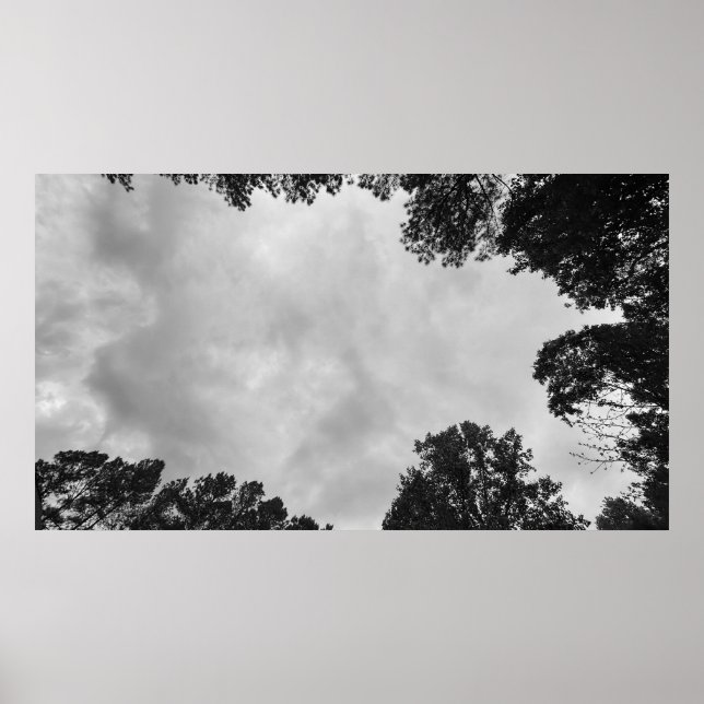 Póster Cielos nublados, (Frente)