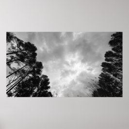 Póster Cielos nublados,