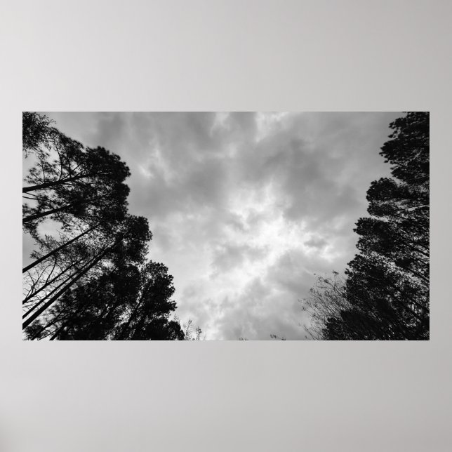 Póster Cielos nublados, (Frente)