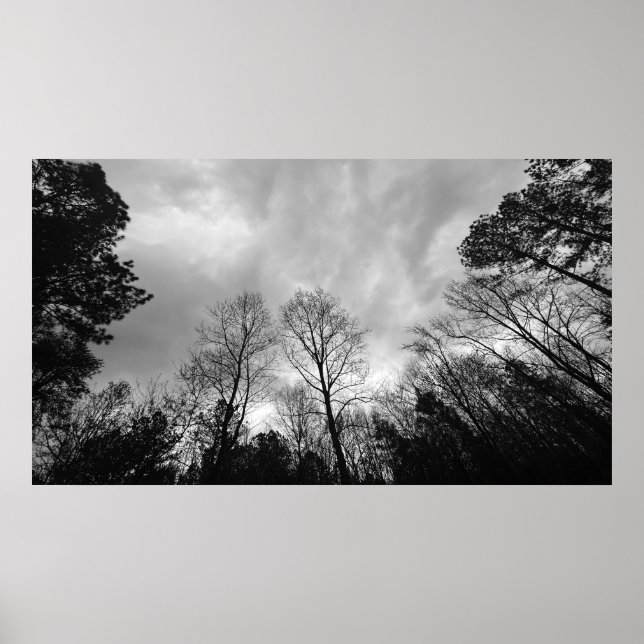 Póster Cielos nublados, (Frente)