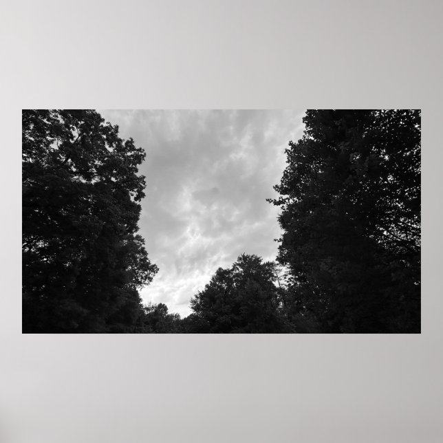 Póster Cielos nublados, (Frente)