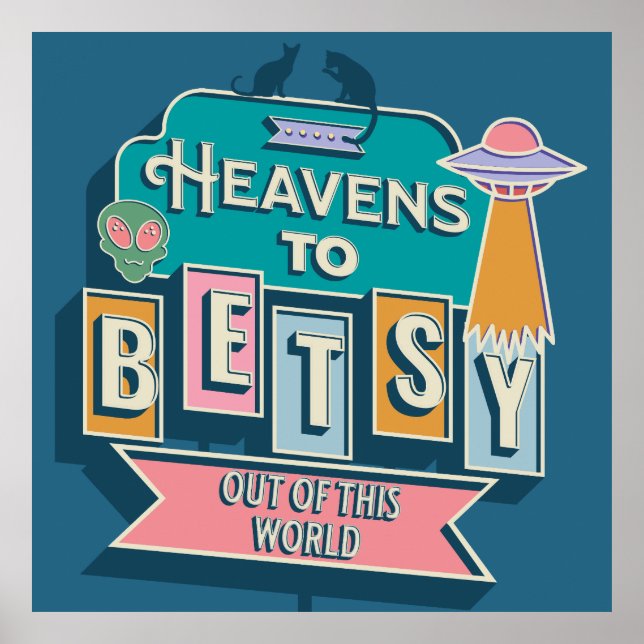 Póster Cielos para Betsy Poster (Frente)