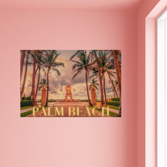 Póster Cielos rosados de Palm Beach (Subido por el creador)