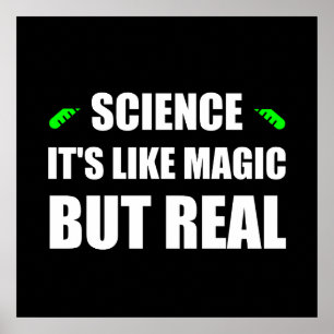Póster Ciencia como la magia