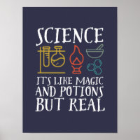 Ciencia como magia y poción Geek Nerd Scientist
