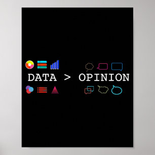 Póster Ciencia De Datos Y Estadísticas Los Datos Son Mayo