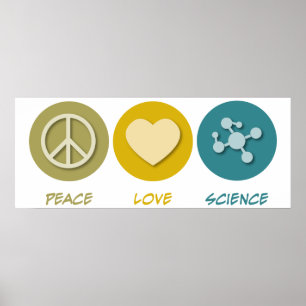 Póster Ciencia del amor de la paz
