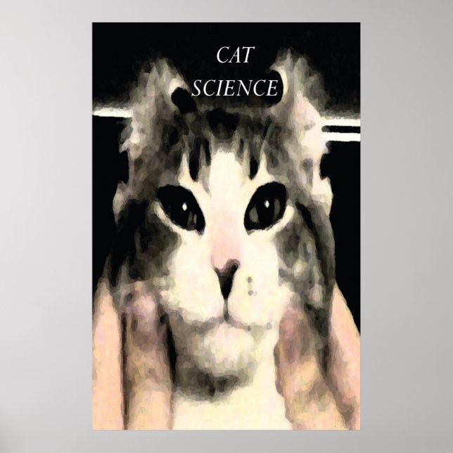 Póster Ciencia del gato (Frente)