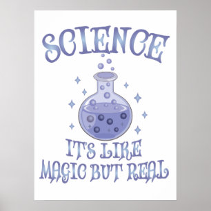 Póster Ciencia - Es como la magia pero real