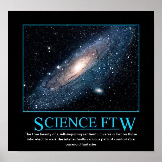 Póster Ciencia FTW (Frente)