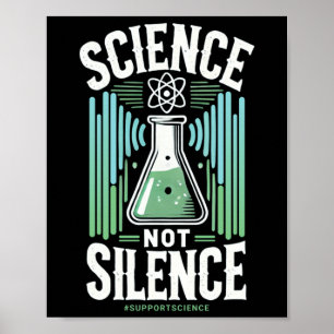 Póster Ciencia No Silencio Apoyo Conciencia Científica