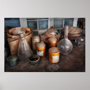 Póster Ciencia - Químico - Listo para experimentar