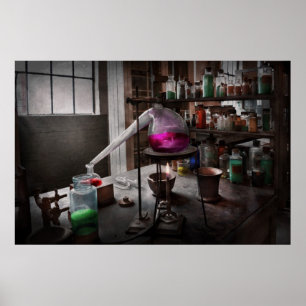 Póster Ciencia - químico - química para la medicina