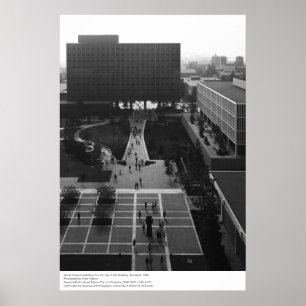 Póster Ciencias sociales que construyen, UCLA, 1966