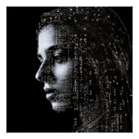 Científica de mujeres ASCII