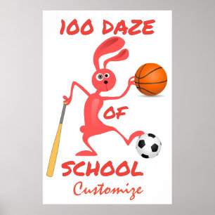 Póster Ciento De Deslumbramiento De La Escuela Thunder_Co