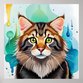 Póster Cierra un perro lindo