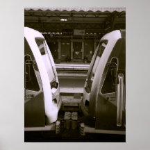 Cierre de dos trenes en la plataforma de estacione