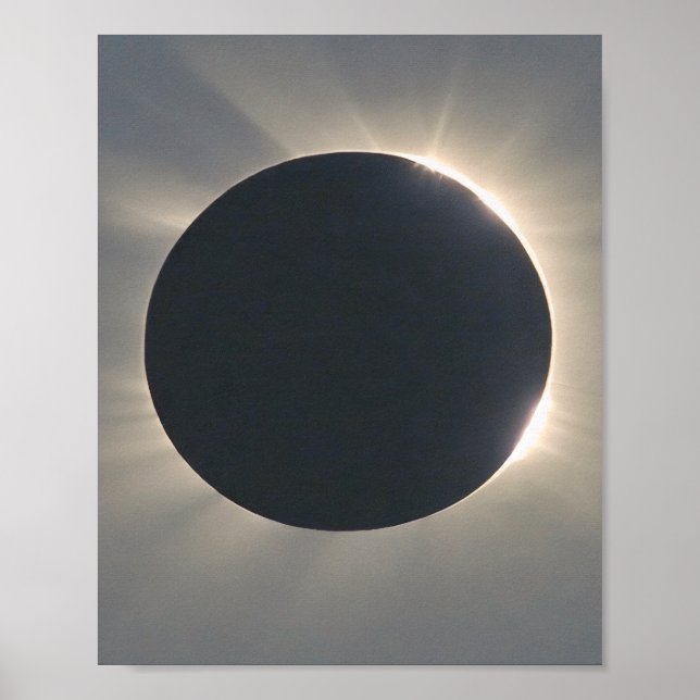 Póster Cierre de eclipse solar (Frente)