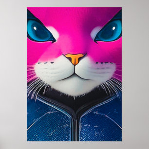 Póster Cierre de Gato Vivid Cyborg