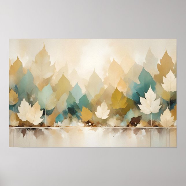 Póster Cierre de hojas Temporada Tranquila Tranquila de N (Frente)