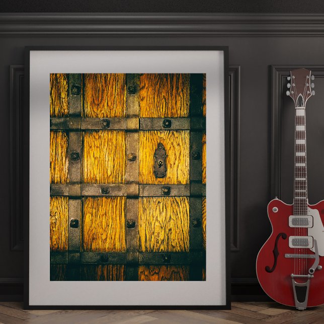 Póster Cierre de la puerta del castillo medieval. (Subido por el creador)