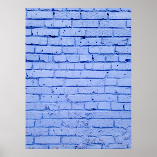 Póster Cierre de la superficie de ladrillo (Frente)