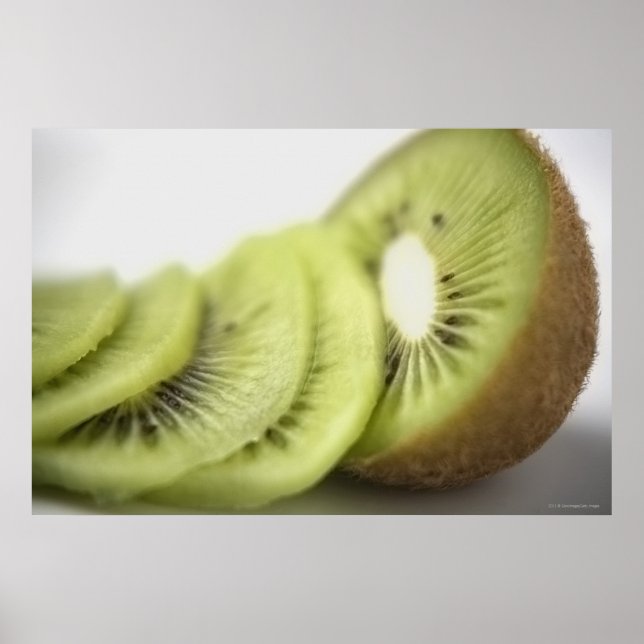Póster Cierre de las lonchas de kiwi (Frente)