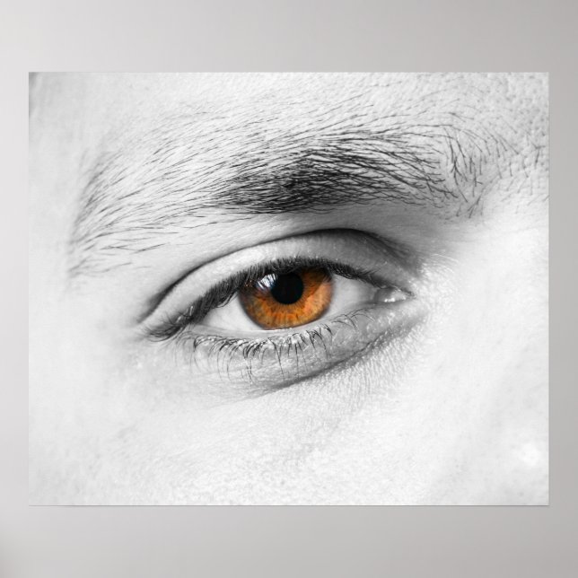 Póster Cierre de ojos humanos (Frente)