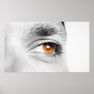 Póster Cierre de ojos humanos
