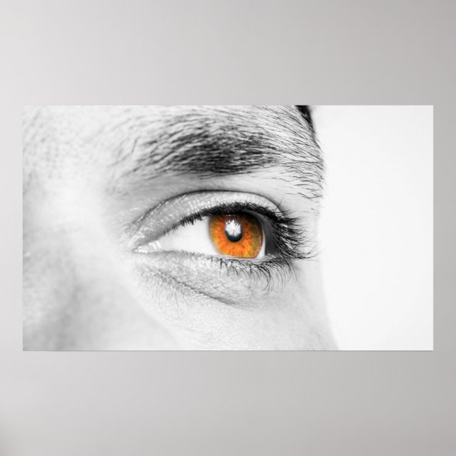 Póster Cierre de ojos humanos (Frente)