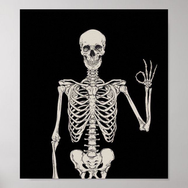 Póster Cierre de un Gesto de Skeleton (Frente)