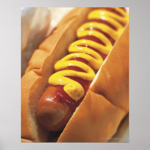 Póster cierre de un hotdog