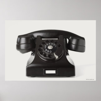 Póster Cierre de un teléfono rotatorio