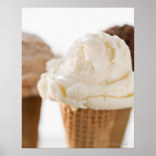 Póster Cierre de varios helados