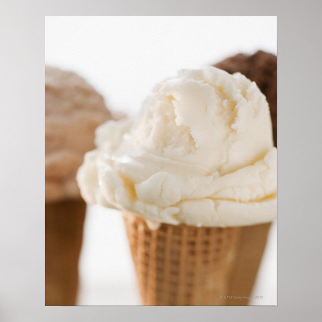 Póster Cierre de varios helados (Frente)