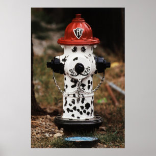 Póster Cierre del hidrante de fuego